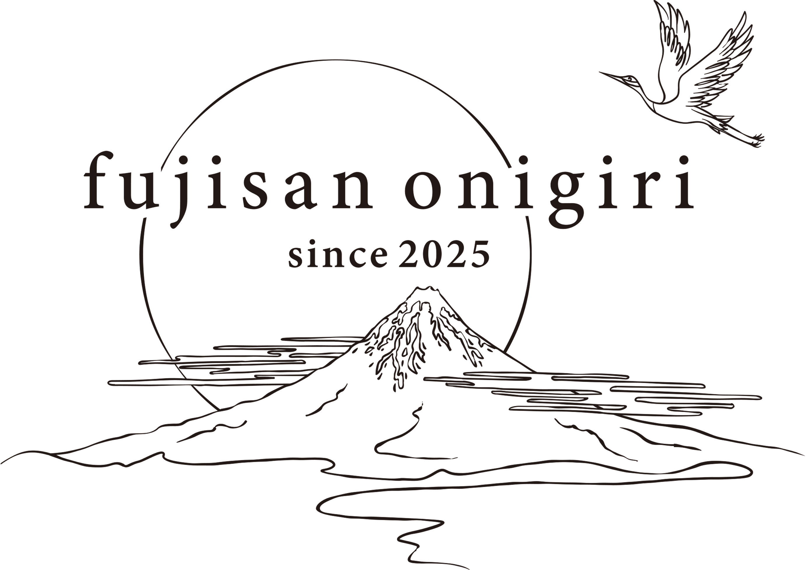 Fujisan onigiri ロゴ